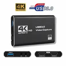 Placa de Captura de Vídeo Live Streaming 4k Full Hd 1080p 60fps Usb 3.0 Para Pc Ps5 Xbox Nintendo