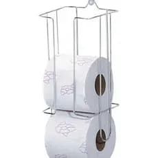 Porta Papel Higienico 4 Rolos aço Cromado