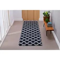 Tapete Passadeira 5,00m x 0,65cm Antiderrapante Jacquard Decorativo