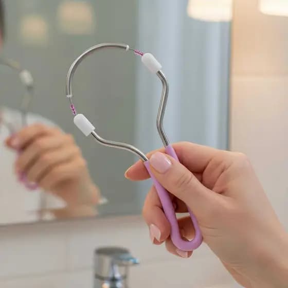 Depilador De Mola Remove Pelos Pela Raiz Depilador Facial Aparador de Pêlos