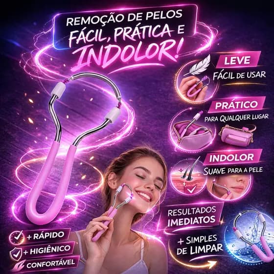 Kit 5/10/15 Peças Depilador Facial Mola Removedor De Pelos Rosto Raiz