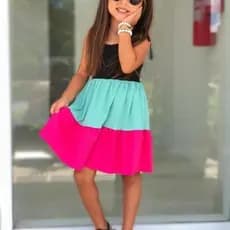 Vestido Linha Premium Três Maria Infantil