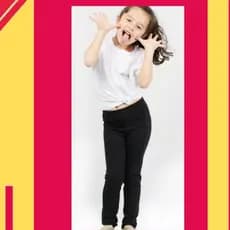Calça infantil menina confortável (Tam: 1 ao16) . Calça leg feminina menina