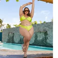 Biquíni Plus Size efeito Modinha  Adulto