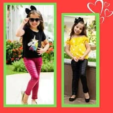 Calça feminina (Tam.: 2 ao 14) Infantil Menina Tratora da. LEGGING FEMININA. TECIDO CIRRE.