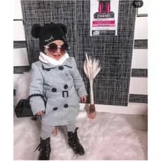 Sobretudo Casaco Blusa infantil de moletom flanelado