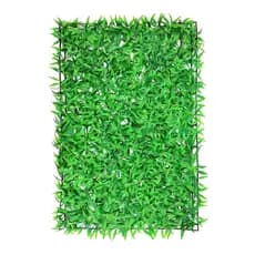 Placa Jardim Vertical Artificial Grama 60x40cm Folhagem Papel de Parede Realista 0,24m²