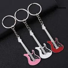[REDS] Chaveiro De Guitarra Portátil Multiuso Multicores Presentes Mochila Resistente Ornamento Bolsa De Escalada De Met