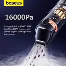 Aspirador De Pó Sem Fio Baseus A5 16000Pa Potente Portátil Para Automóveis Máquina De PC Doméstico