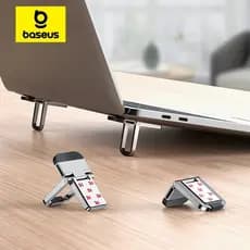 Baseus Suporte Dobrável Para Laptop , Base De Portátil Notebook , De Resfriamento Riser Ajustável , Universal E Tablet