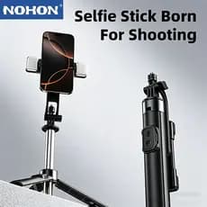 NOHON Selfie Vara Tripé De Viagem Para Celular Com Controle Remoto Extensível iPhone Gravação De Vídeo Festival Presente
