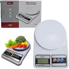 Balança Cozinha Digital 10kg Alta Precisão Controle Peso Nutrição Dieta Fitnnes Academia Musculação