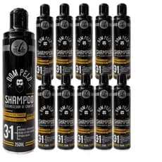 Kit 10 Shampoos Escurecedores Dom Pelo 250ml - Reduz Fios Brancos - Pronta Entrega, Envio Imediato