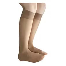 3 Pares de Meias 3/4 Trifil Fio 20 Conjunto Modelo Europeu Efeito Transparente Resistente Suave