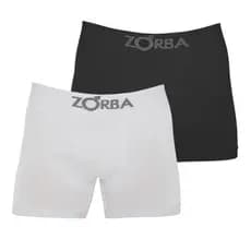 Kit 2 Cuecas Boxer Box Zorba Sem Costura Algodão Conforto Respirável