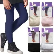 Meia Calça Selene Fio 80 Infantil Juvenil Inverno Confortavel Grossa Macia Algodao Escola Basica Frio Menina Criança