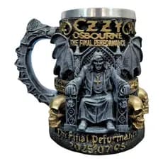 Caneca Colecionável Ozzy Osbourne Rock 250ml Black Sabbath