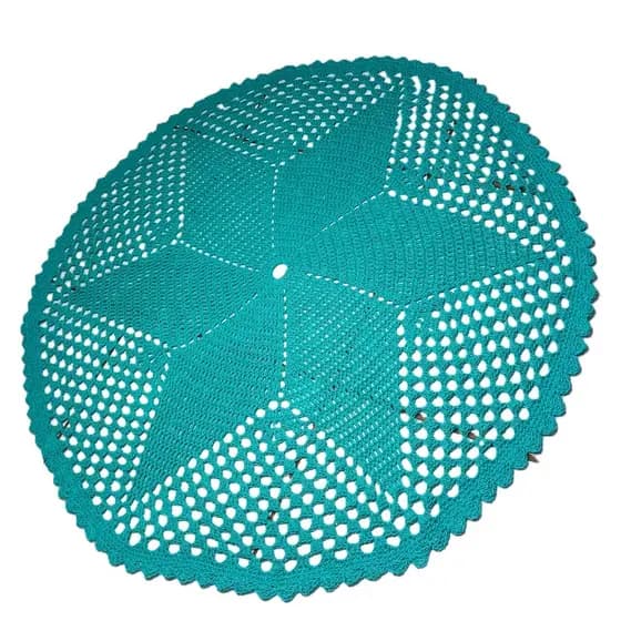 Tapete Redondo Grande Toalha de Mesa de Crochê para Sala Quarto Cozinha Crochet Moda Decoração Casa