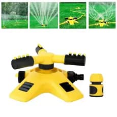 Irrigador Aspersor Sprinkler Regador Jardim Rotação Automática 360° com Conexão Engate Rápido