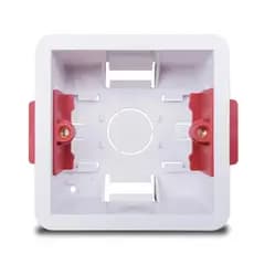 Caixa Interruptor Drywall Interruptor Tomada Europeu Reino Unido Uk 2x2 Alta Qualidade Anti-Chama