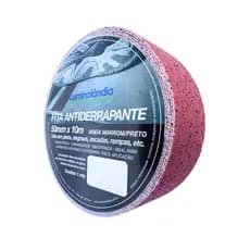 Fita Antiderrapante 10m X 50mm Marmorizado Areia Marrom Luxo