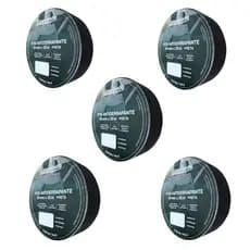 Kit 5 Fitas Adesiva Antiderrapante Preta 20 Metro Resistente