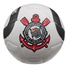 Bola De Futebol Corinthians Em Couro Sintético Tamanho 5