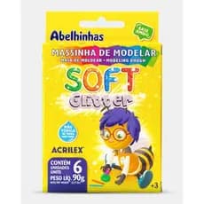 Massinha de Modelar Soft Glitter - Acrilex