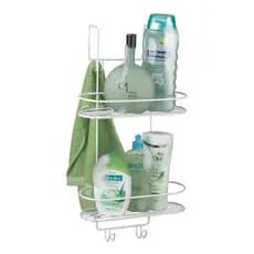 Porta Shampoo Duplo Para Box Branco - Arthi