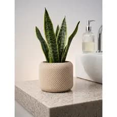 Vaso Decorativo Espiral Moderno Para Plantas Suculentas Cachepot 3D Geométrico