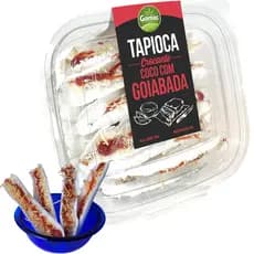 Tapioca Beiju Coco Com Goiabada Crocante Lanche Barquinha