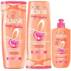 Elseve Shampoo Condicionador Creme Pentear Longo dos Sonhos Loreal Paris