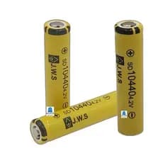 Lanterna LED Camping Manutenção e Bateria Recarregável 10440 JWS  3,7V 4,2V para Lanternas Táticas Sofirn Wurkkos