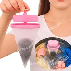 Filtros Coletor de Pelos Reutilizável Máquina de Lavar Protege Roupas Retém Pelos Fiapos Impurezas