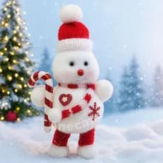 Boneco De Neve Decoração Natalino Enfeite De Natal 18 cm super Grande Modelo 2025