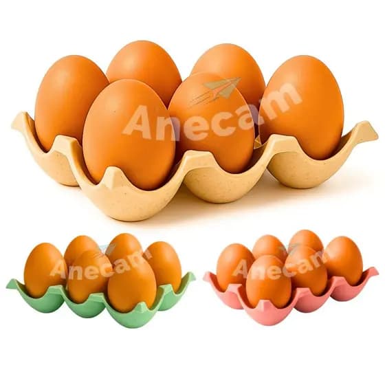 Suporte Oraganizador Para Ovo Bandeja De Ovos Comporta 6 ovos Para Guarda Premium Luxo