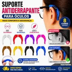 Trava Armação 1/3/5/10 Par Prendedor De Óculos Gancho Silicone Suporte antiderrapante Premium