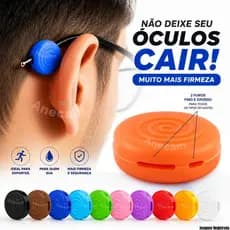 Suporte Haste 1/3/6 Un Antiderrapante Silicone Todos Os Modelos de Óculos Sol Grau Acessório Preto