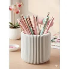 Porta Canetas e Organizador de Mesa Multifuncional - Elegante e Minimalista | Porta Treco | Porta Pincéis