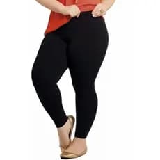 Kit 4 Calças Legging Plus Size G1 G2 G3 Cintura Alta