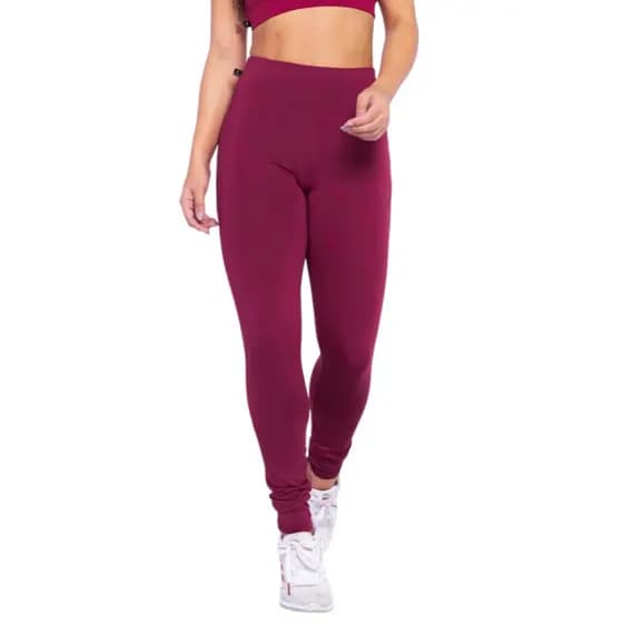 Calça Legging Feminina Básica Cintura Alta Suplex Fitnnes