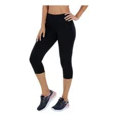 Kit 7 Calças Corsario  Suplex Fitness Cintura Alta