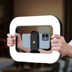 Luminária Led Clipe Ring Light Iluminador Celular Suporte Vlog Ym