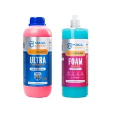 KIT LAVA AUTO 1 FOAM GLOSS 1L E 1 ULTRA LIMPADOR 1,15L MAGIL CLEAN