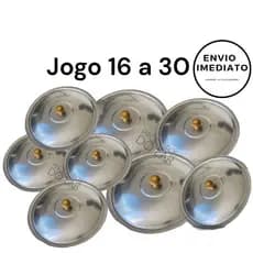 Jogo Tampas Completo 16 a 30 Para Panelas  encaixe Universal