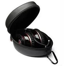 3 Em 1 Capa Resistente De Proteção Preta Para Headphone Monster Dr Dre Beats Solo / Studio Headphone