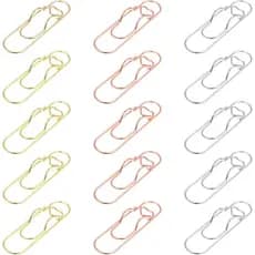 15 Pçs Clipe De Suporte De Caneta Para Notebooks , Clipes De Metal Notebook , Livros , Diários E Planejadores Material D