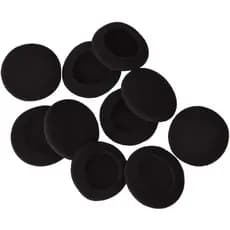 10pcs 50mm Almofada De Espuma De Reposição Para Fone De Ouvido