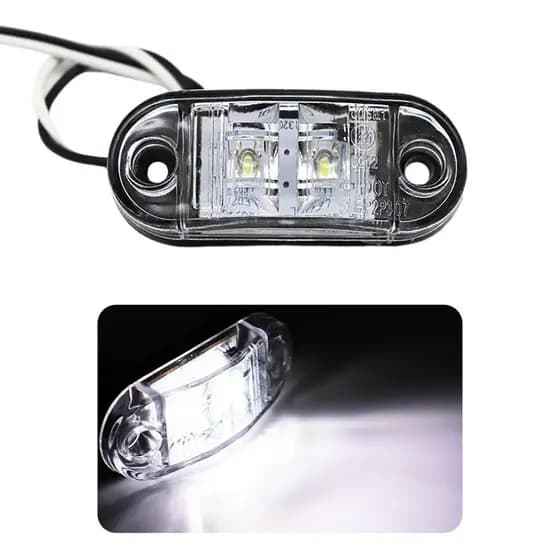 Luz de Cortesia Prova D'agua Led 12v 24v 6,6cm Barco Lancha Caminhao Carro Automotiva