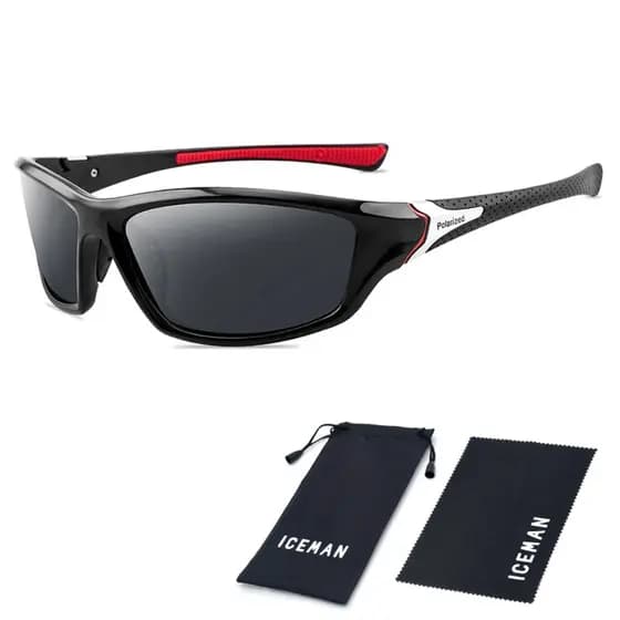 Óculos De Sol Óculos Escuros Masculino Polarizado Proteção UV Esportivo Ciclismo Iceman 579